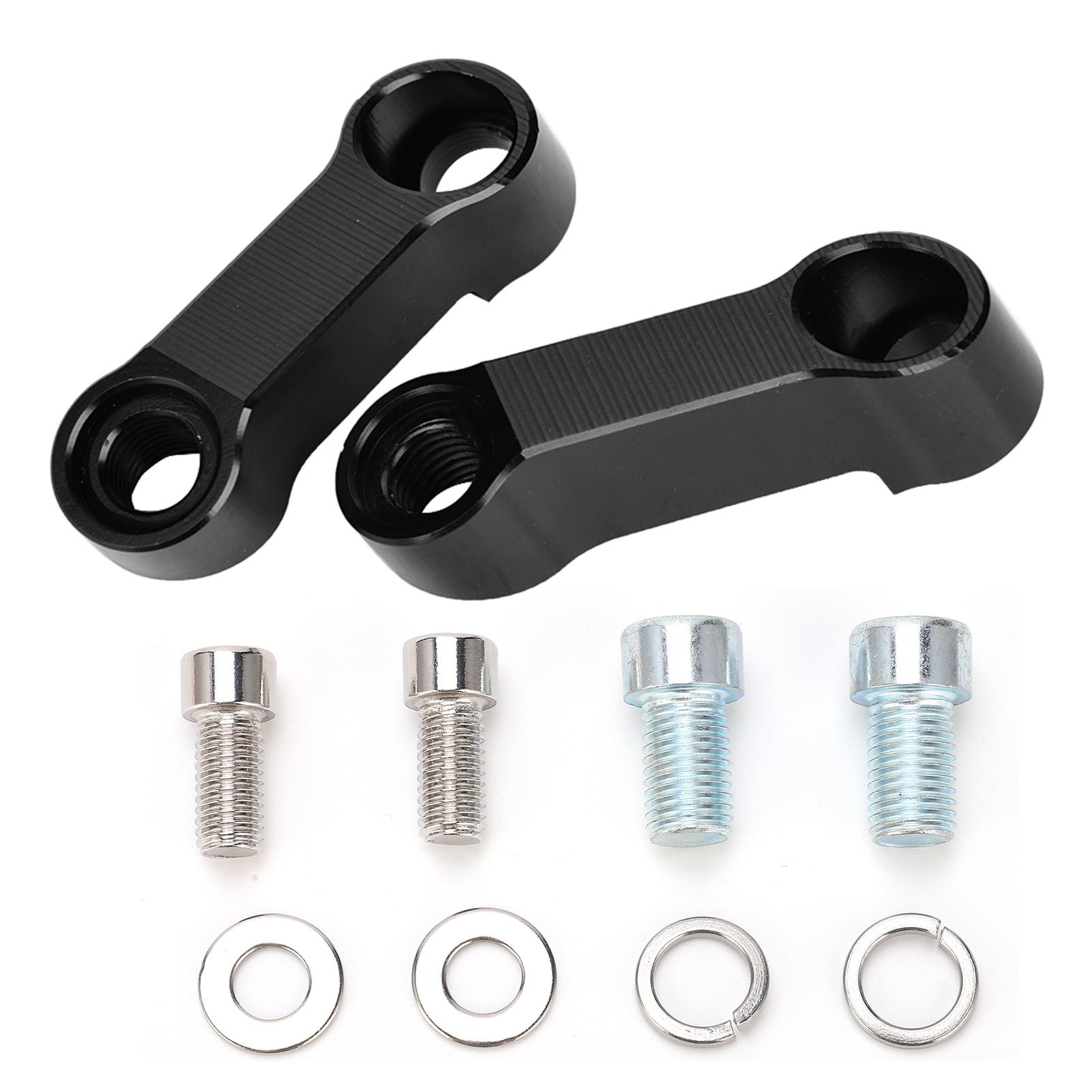 

10mm 8mm Motorcycle Rearview Mirror Adapter Kit Riser Mount Extender 8mm Mirror Extender Motorcycle Mirror Adapter 10mm Mirror