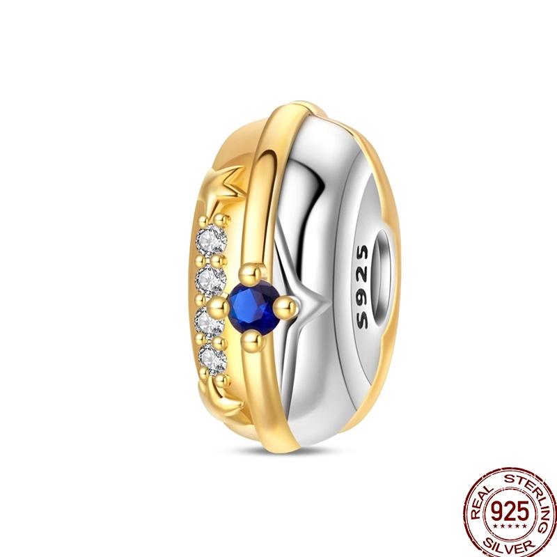 Genuine Copper Clasp Closure Cz Pave Clip Charms Daisy Bead Stopper Safety Chain Accessory Fit 3Mm Bangle Bracelet Fine Jewelry Clip