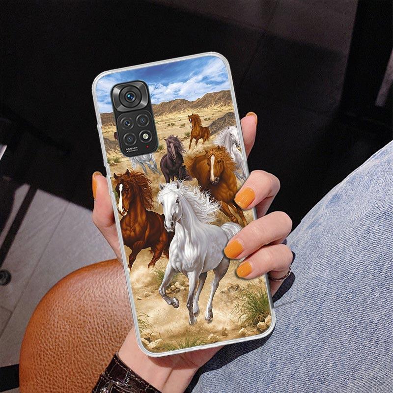Horse Great Beauty Galloping Phone Case For Xiaomi Redmi Note 15 14 13 12S 12 11 Pro Plus 14S 11S 11E 10 10S 11T 5G Personalized