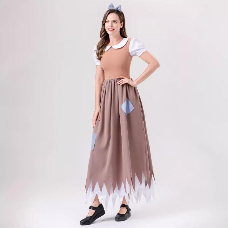 Fairy Tale Snow White Play Costume Snow White Rags Maid Maid Dress Adult