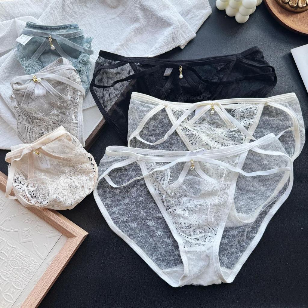 Clearance Ice Silk Lace Low-Rise Women's Panties