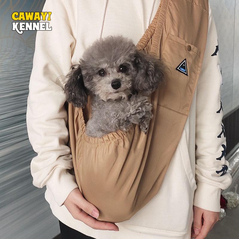 

Cawayi Kennel однотонная сумка для домашних животных для кошек, маленьких собак, уличный портативный рюкзак для домашних животных, сумка-переноска на одно плечо, товары для домашних животных