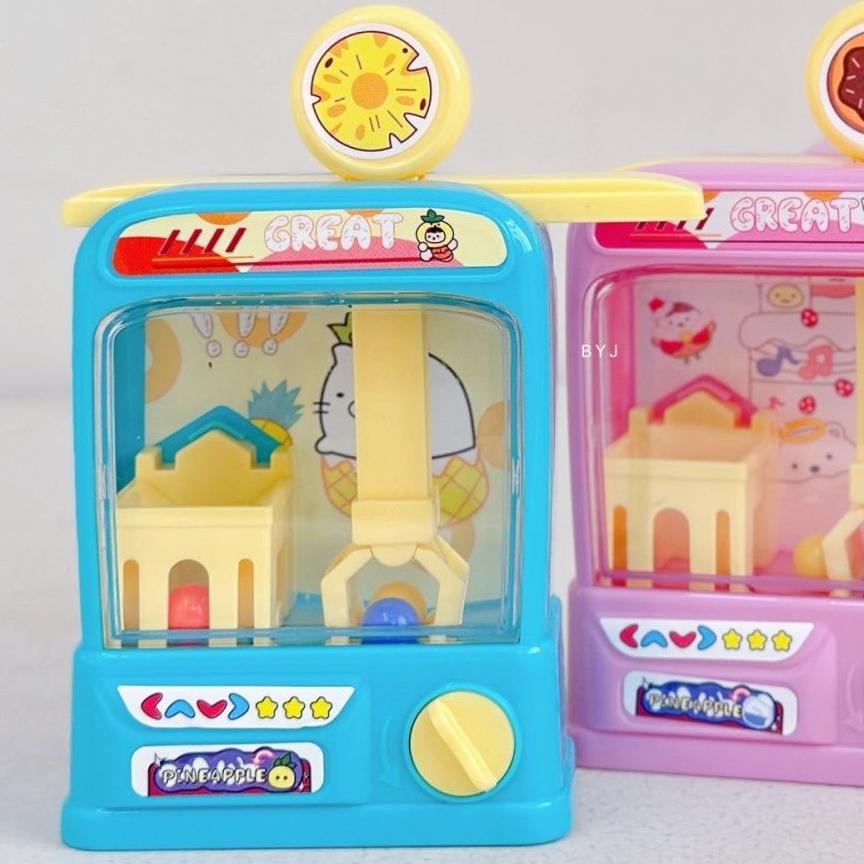 

Mini Claw Machine with Balls Desktop Arcade Game Toy Fun Prize Grabber for Kids & Adults
