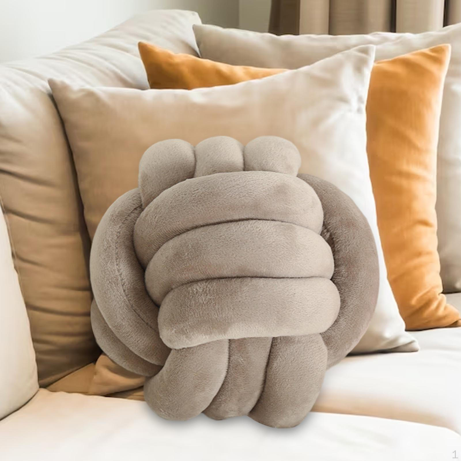 

Knotted Soft Ball Cushion Knot Pillow 10.6inch Home Decoration for Kids