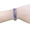 High-End Rhinestone Elastic Bracelet for Women - European & American Design, Elegant Sparkling Jewelry