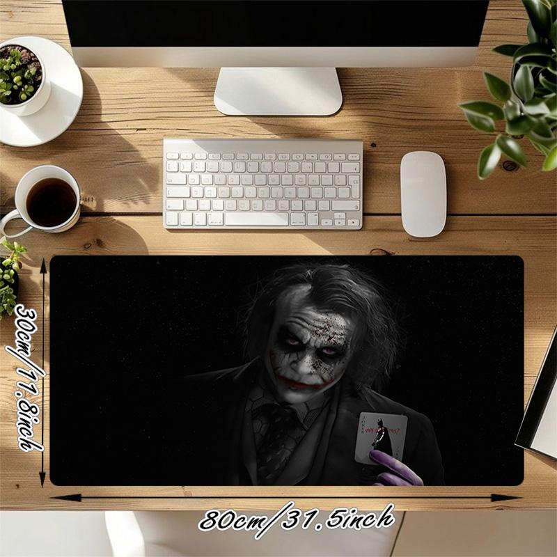 Dark Knight Xl Gaming Mouse Pad Nonslip Rubber Base Stitched Edge Waterproof Desk Mat For Pc Laptop Gamer Office Computer Accessories C929655