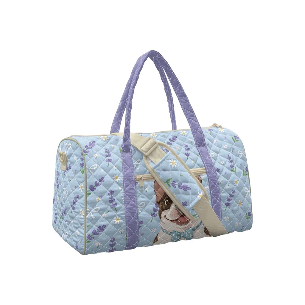 Serie de Pollo 3D Bolso de Viaje de Algodón Acolchado Plegado Bolso de Mano de Moda Estampado para Mujer Bolso de Yoga