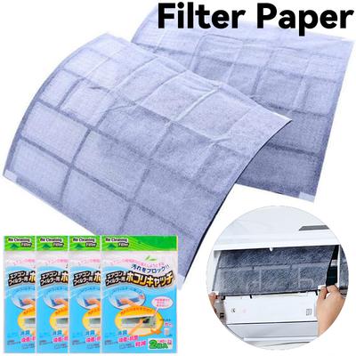 20/2 Stück Steckdosenfilterpapier Klimaanlage Zuschneidbar Staubschutznetz Reinigungsfiltergewebe Haushaltsfilterbildschirm Reinigung