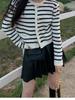 Women Fashion Striped Cardigan Casual Long Knitted Cardigan Women Sweater Coat New Cardigans Woman Clothes