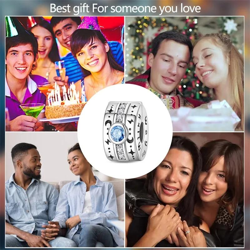 Copper Starlight Secret Realm Safety Buckle Charm Bead Fit Original 3Mm Bracelet Women Diy Charms Fine Jewelry Gift