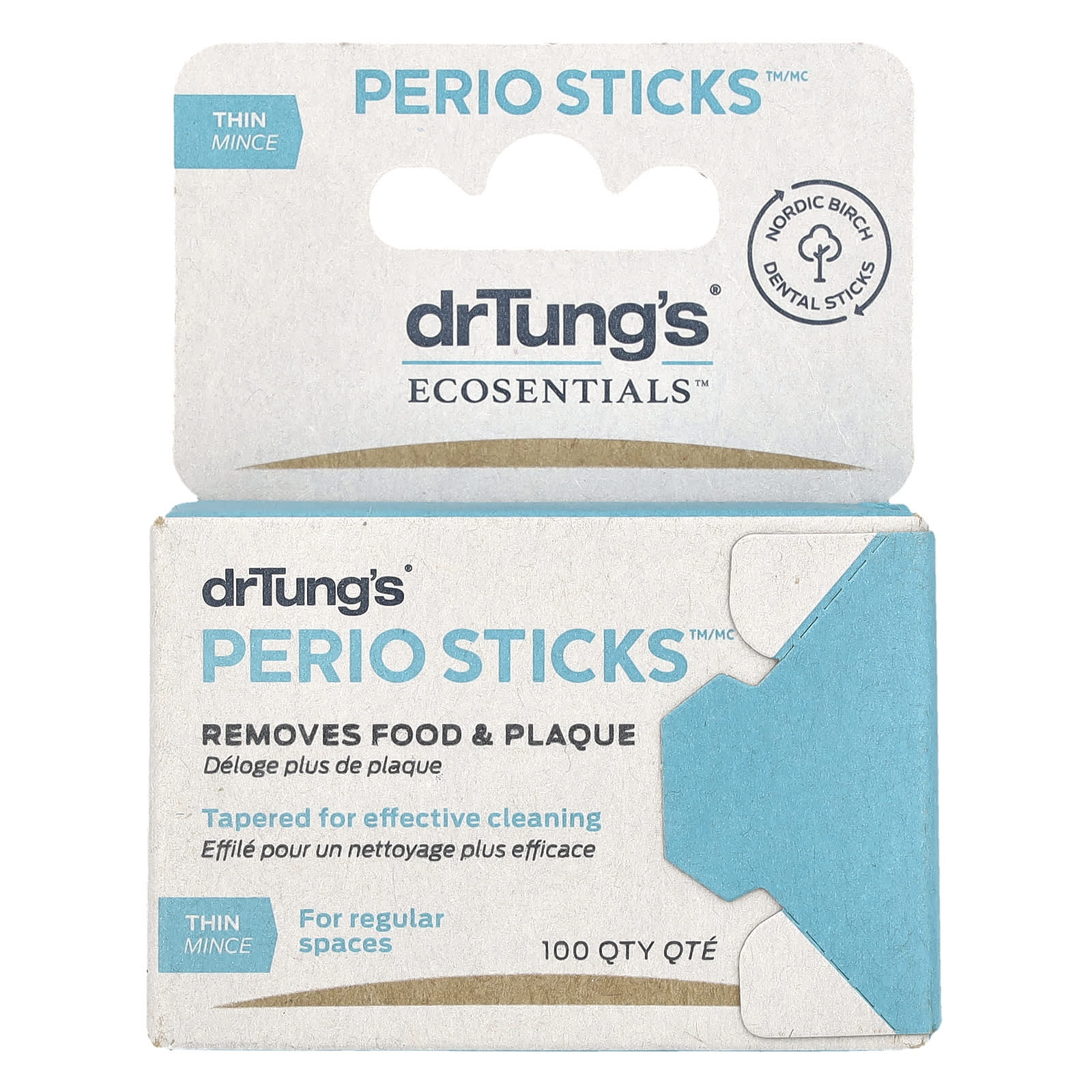 

доктор. Tung s, Perio Sticks™, тонкі, 100 паличок