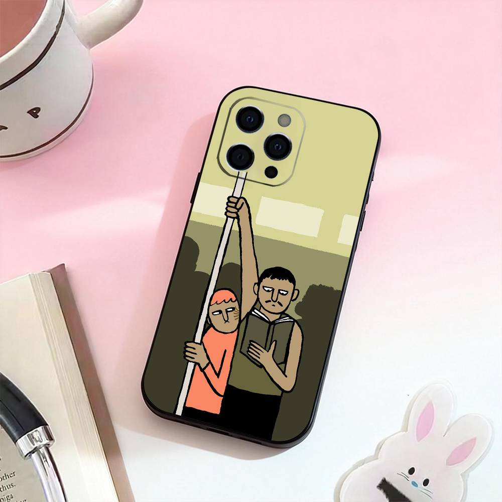 J-Jean Art J-Jullien Phone Case Silicone Soft For IPhone 17,16,15,14,13,12,11,XS,Plus Pro Max