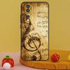 Musiknotenzeichen Klavierhülle Für Honor 200 Pro X9c X9a X8a X7a X6a X7 X8 X9 X8b X9b 50 70 90 Magic 6 5 Lite Hülle