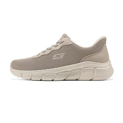 Comfortable Simple Low-Top Casual Shoes Women Sneakers Gray Brown 117324-TPE
