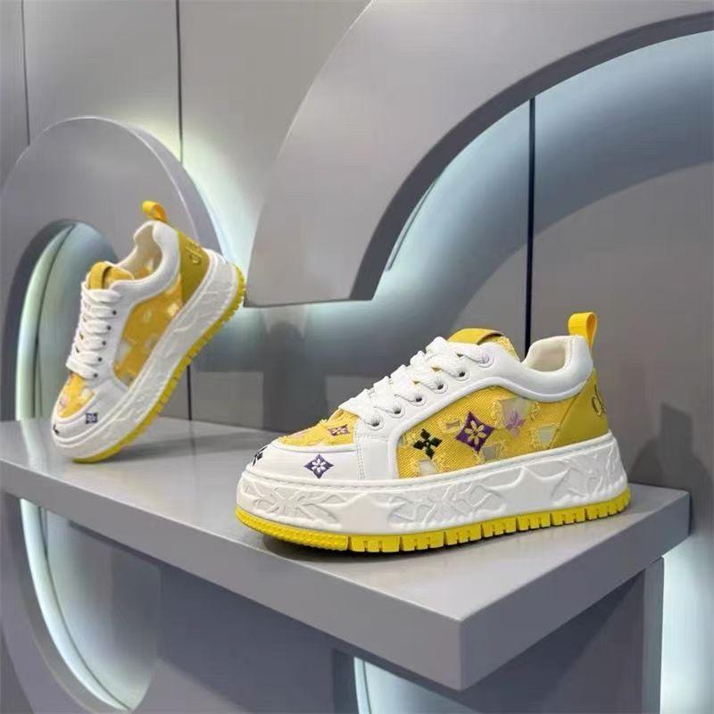 YNN summer casual sports shoes platform canvas board shoes