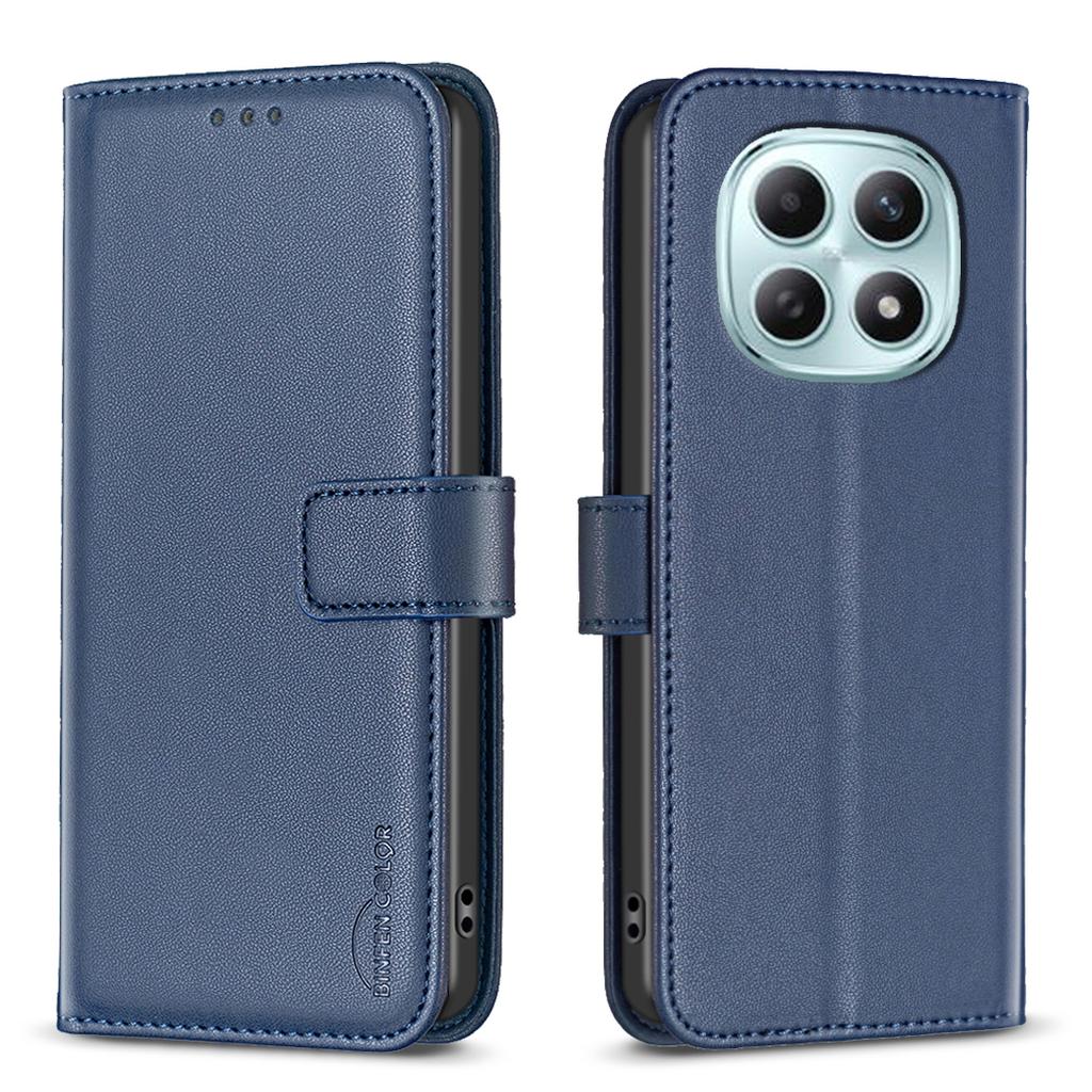För Xiaomi Redmi Note 15 Pro 4G (Global) Mobilskal BINFEN COLOR BF17 Plånboksfodral Flip Läderskydd