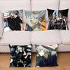 Anime Jujutsu Kaisen Mahito Pillow Case Square Pillow Bedroom Sofa Leisure Comfort Cushion Car Living Room Home Decoration