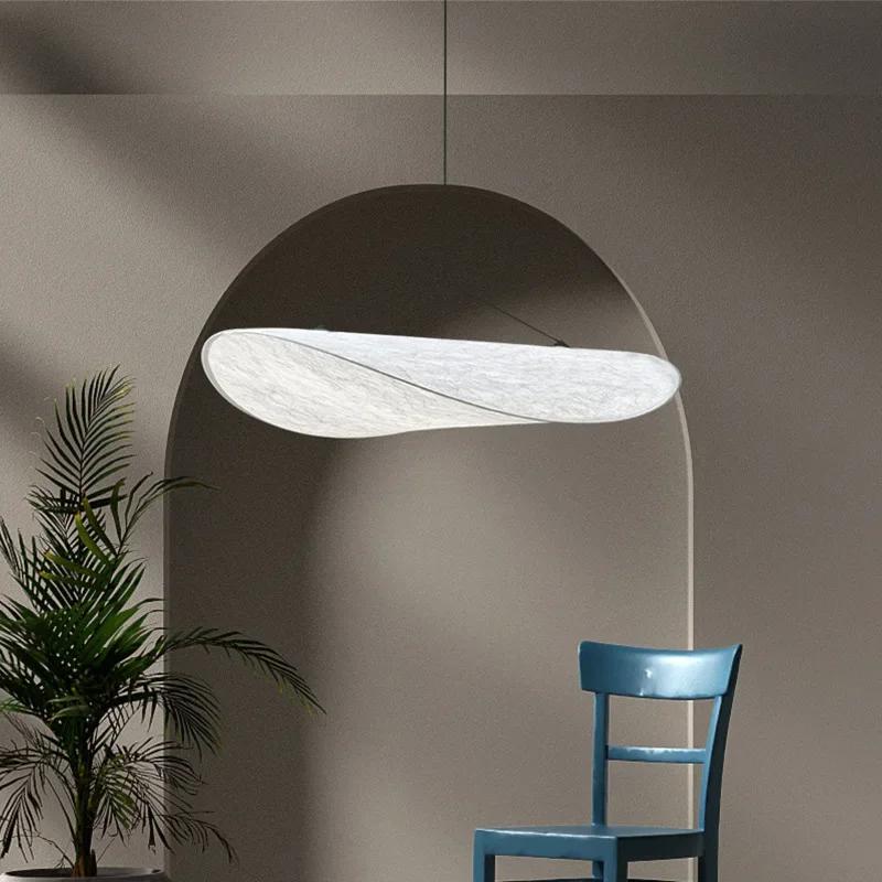 Nordic  Handmade Silk Led Chandelier Living Dining Room Bar Home Decor Bedroom Pendant Lights Loft Hanging Lamp Fixture