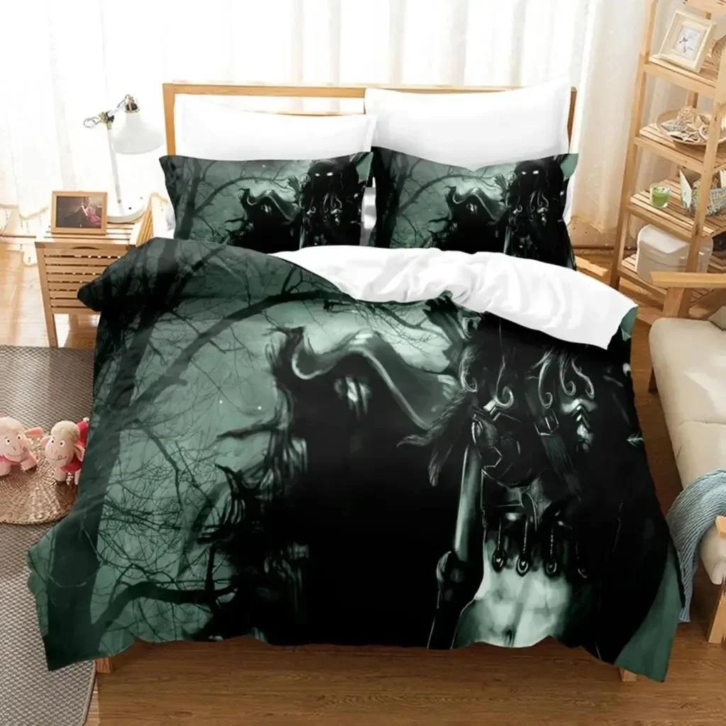 3D Game World Warcraft Bedding Set Printed Bed Set With Pillowcase Bed Duvet Cover Soft Single Double Queen King Size Kids Adult