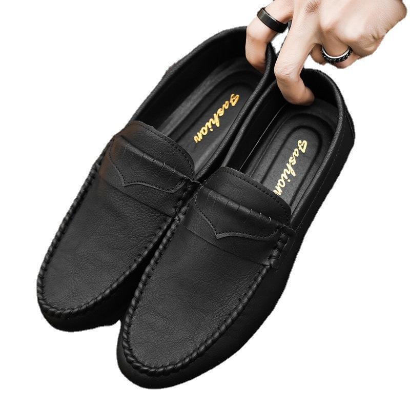 Pánské boty Letní mokasíny Pánské univerzální boty pro volný čas Trendy britské boty Pánské trendy boty