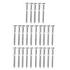 304 Stainless Steel Half Thread Bolt Wood Hex Lag Screws Self Tapping Wood Coach Screw