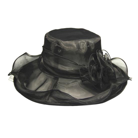 Свадебная шляпа, модная однотонная свадебная шляпа в стиле принцессы, женская шляпа в стиле ретро, ​​свадебная шляпа, головной убор чёрный