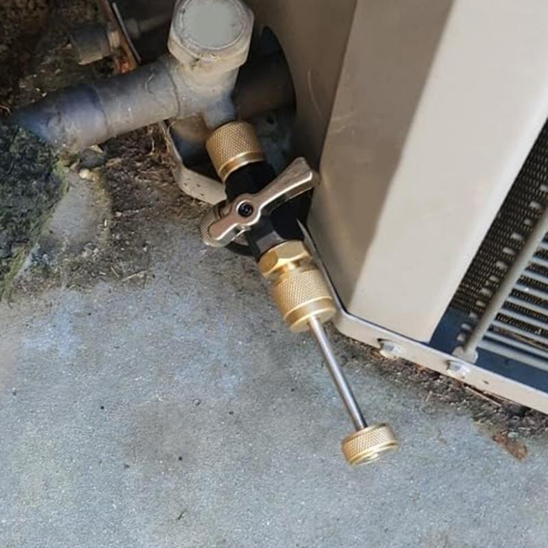 Vacuum Valves Cores Removal Tool Pressure Monitoring Vacuum Tool 5/16in Female 1/4in Male