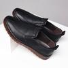 Leather men's soft sole non-slip business casual foot cover hole shoes leather shoes men's breathable and comfortable
