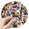 100/50PCS AI Abstract Brainrot Abstract Stickers Fun Tung Tung Sahur Italian Brainrot Graffiti Decals DIY Scrapbook Laptop Bike