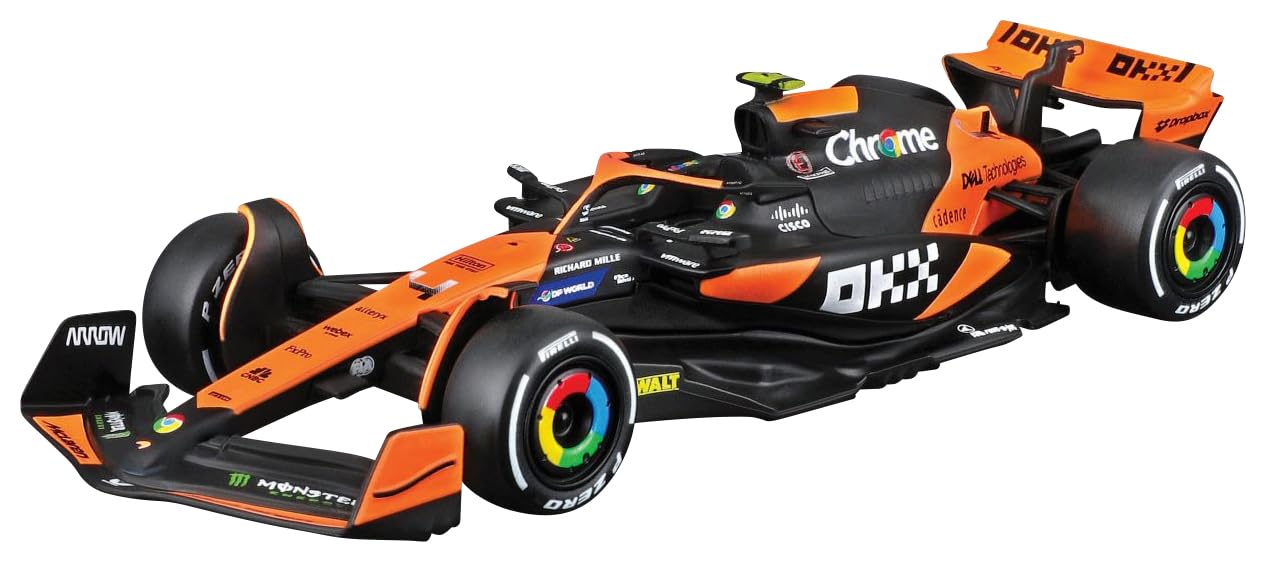 

Kyosho BURAGO 1/43 scale McLaren F1 Team MCL38 Miami GP 2024 No. 4 L. Norris Window Box Finished Product 18-38214NMIA