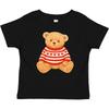 Inktastic Vintage Teddy Bear In Heart Sweater Baby T-Shirt Hearts Cute Day Tees