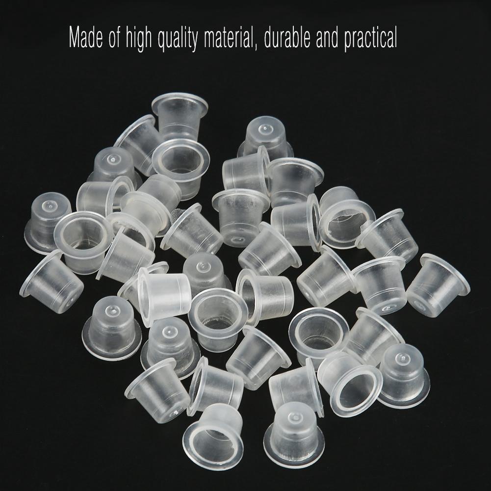 1000Pcs Tattoo Ink Cup Plastic Pigment Holder Permanent Makeup Supplies S