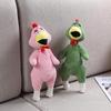 Large Dog Plush Chew Toy - Interactive Screaming Chicken