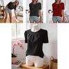 Casual Womens T Shirt With Pleated Design And Polyester Fabric For Daily Wear