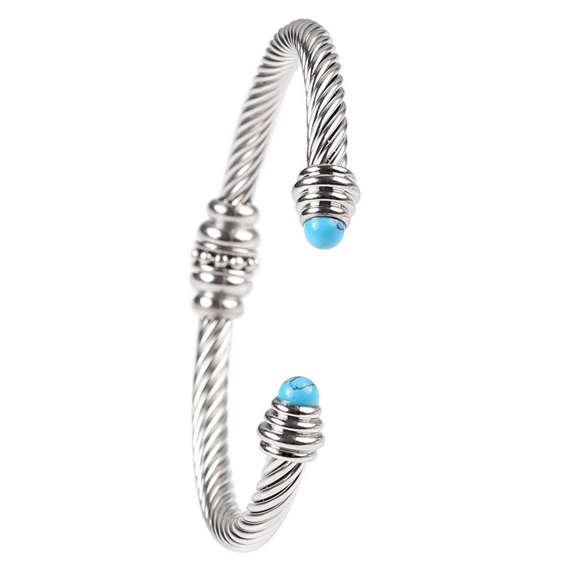 

Женский браслет из 18-каратного золотого открытого браслета из шелковой пленки Twke, модный браслет Twke Jackie 6cm