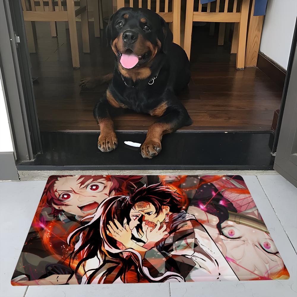 Demon Slayer Floor Mat Nordic Style Home Doormat Bathroom-Toilet Mats Bedroom el Decor Mat