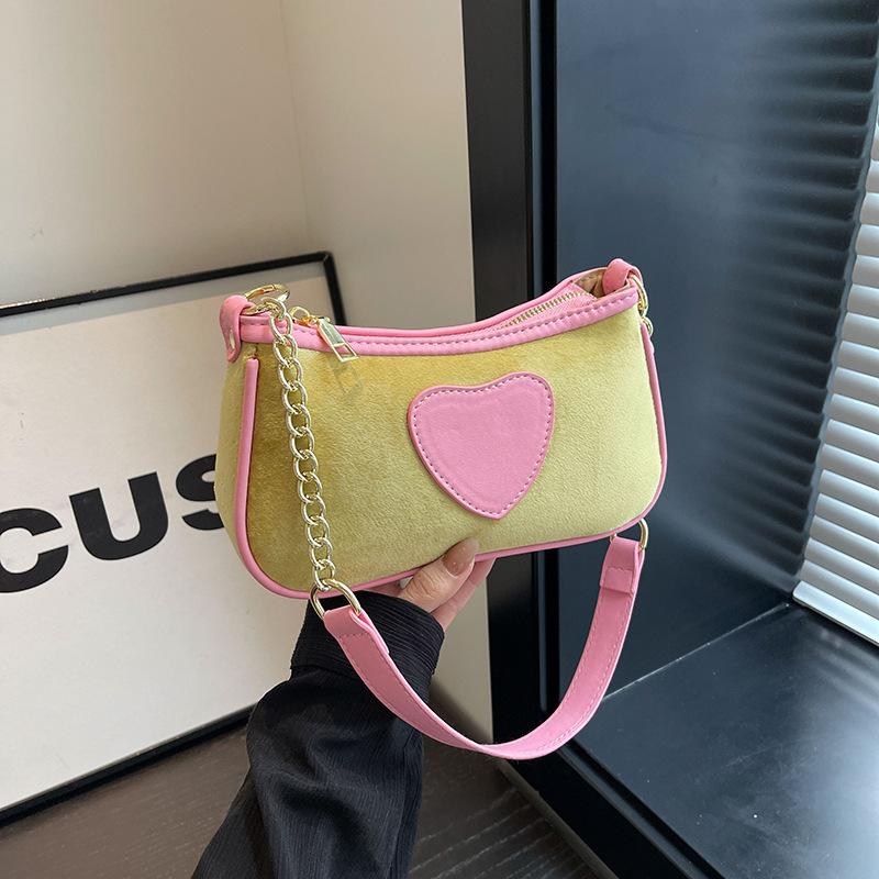 

Сумка подмышку женская новая нишевый дизайн высокого класса осень-зима универсальная сумка через плечо на одном плече матовая маленькая квадратная сумка жёлтый