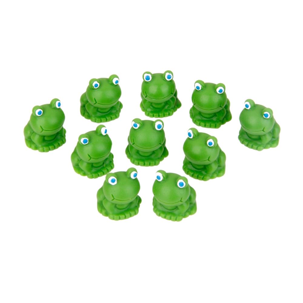 Decoration Figurine Home Resin Blue Eye Frog Miniatures Fairy Garden Bonsai Decor Micro Landscape