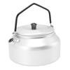 Camping-Kessel Leichtgewichtige Aluminiumlegierung Tragbarer Camping-Teekessel Kaffeekanne für Outdoor-Grill Silber
