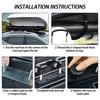 A13F-4 PCS Car Roof Luggage Accessories Van Mounting Accessories Kit Roof Box Bracket Mounting Accessories Kit