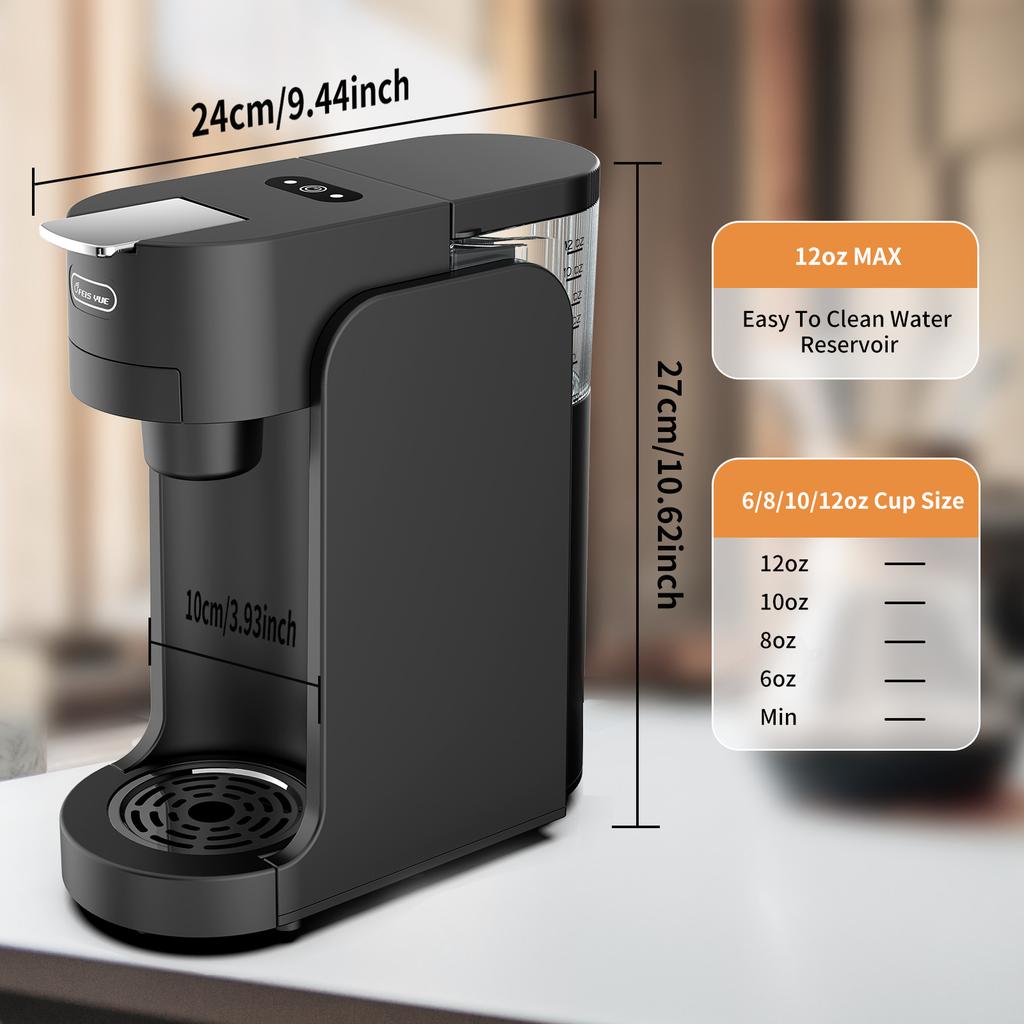 350ML Großer Wassertank Multifunktionale Amerikanische Kapselkaffeemaschine Dampf Automatische Kaffeemaschine, Haushalt Mini Klein