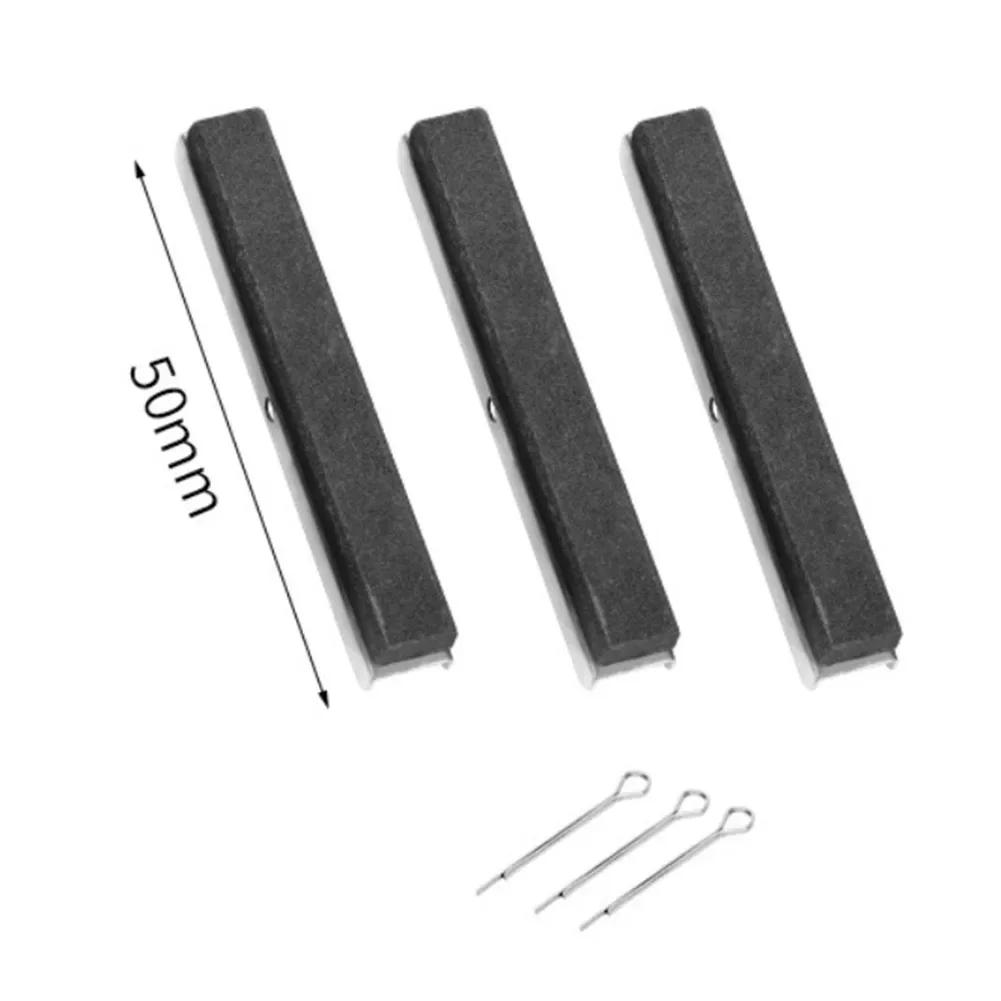 Set de 3 Pierres d'Affûtage pour Cylindre de Moteur 2/3/4 pouces Outil d'Affûtage de Cylindre à Trois Griffes pour Piston de Frein Réglable