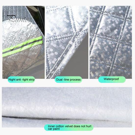 Car Hail Cover Protector Reflective Design Wear Resistant Scratch-proof Full Coverage Universal Easy Installation Hail Blanket Car Cover