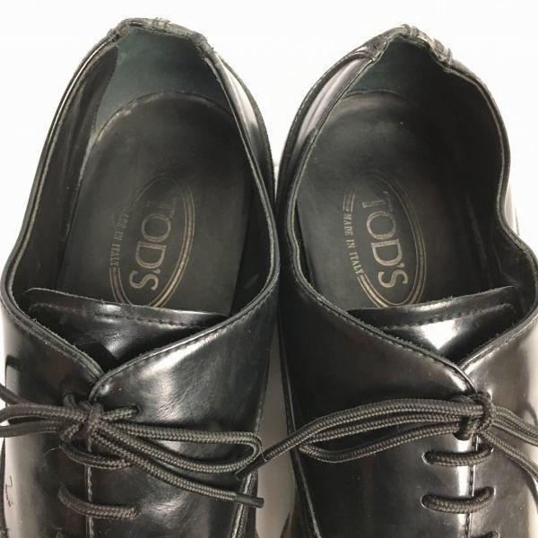TOD'S Made in Italy Oxford Straight Tip Businessschuhe Schwarz Größe 10 28.5 Herren(GEBRAUCHT)