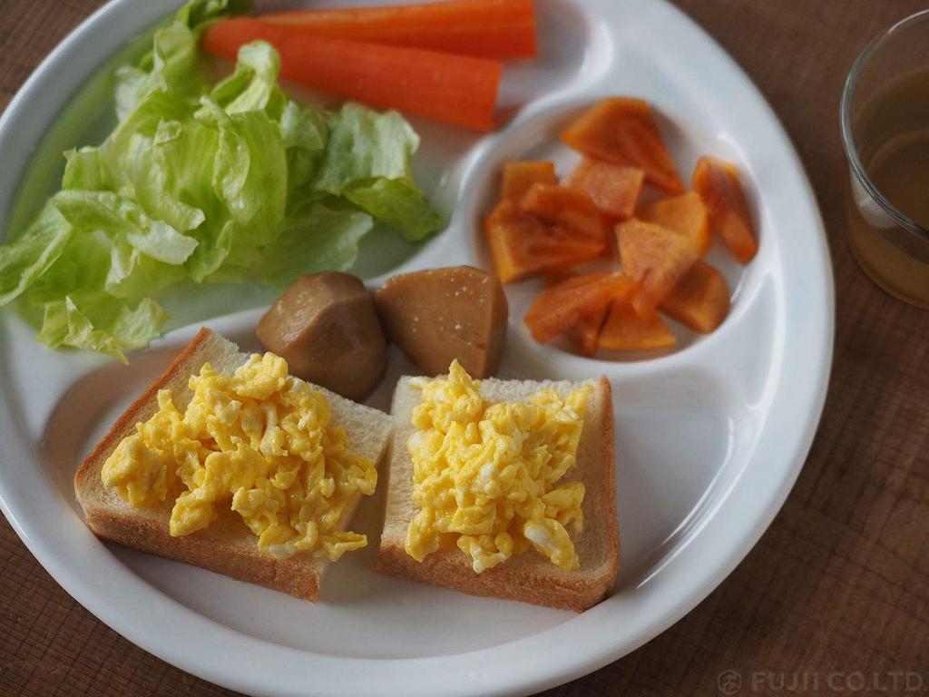 Nodahoro Enamel Round Plate, Heat-Resistant, 24cm, Medium Size, Divided, Lunch Plate, White, Made In Japan, RP-M