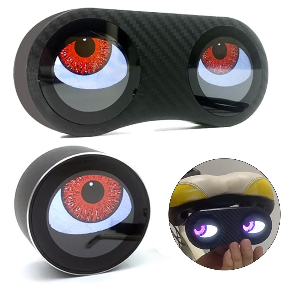 Devil Eye Motorcycle Electric Car Demon Eye Decorative Lights Waterproof Bike Lights For Night Riding With Type C Rechargea E4q0
