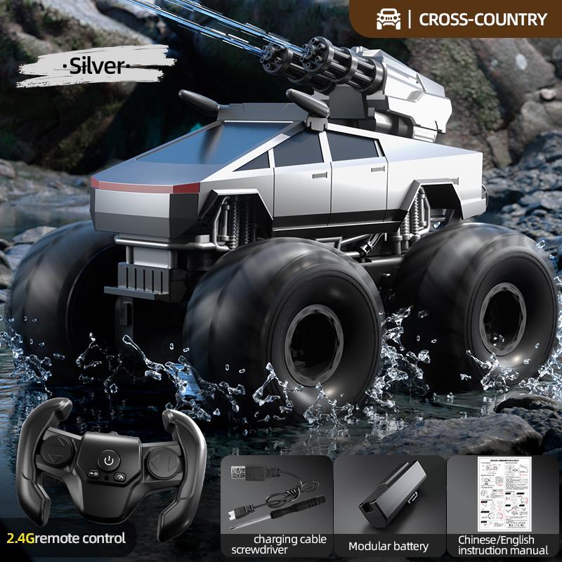 JJRC Q213 RC Truck Water Gun Amphibious Car Remote Control Climbing Off-Road Stunt Vehicle Waterproof Toy Kid Christmas Gifts