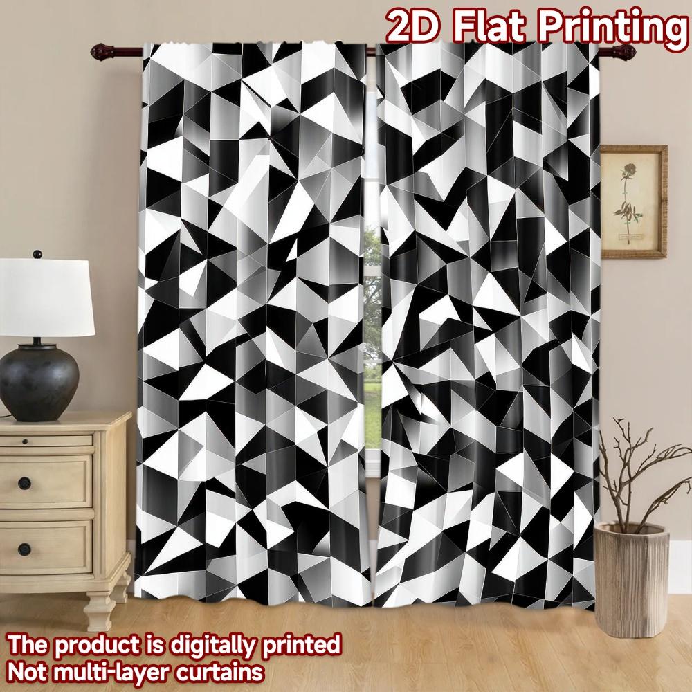 2D flat Photography Backdrop Popular Photography Scene Banner Geometric Shapes 100% Polyester Festive Backdrops Perfect for