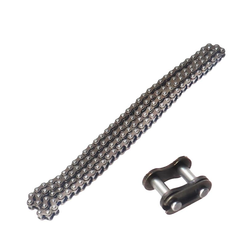 25H Chain Multiple Choices with Spare Chain Buckle Spare Master Link for 47cc 49cc Engine ATV Quad Go Kart Dirt Pocket Mini Moto 25H 130 links