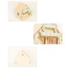 Kids Miniature Dollhouse Kit With Night Light Wooden Sunshine Flower House Craft Decoration Gifts For Boys Girls